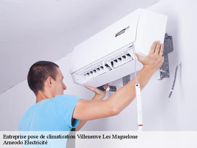 Entreprise pose de climatisation villeneuve-les-maguelone-34750 Arneodo Electricité
