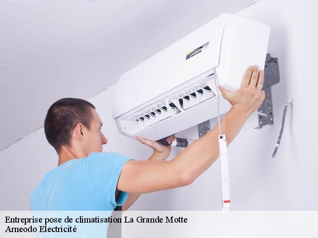 Entreprise pose de climatisation  la-grande-motte-34280 Arneodo Electricité